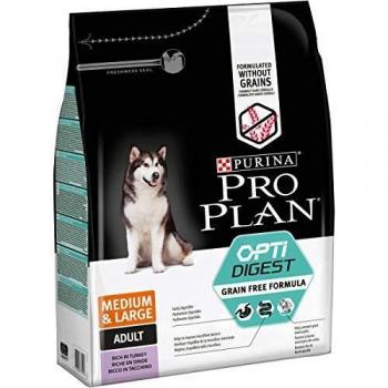 Pro Plan Optidigest Grain Free Pavo 2.5 Kg Perros Medianos y Grandes