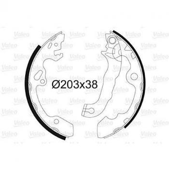 Componenti di frenata VALEO 562648 Ganasche kit