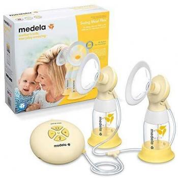 Medela Swing Maxi Flex Double Electric Breast Pump with Calma Feeding Sets