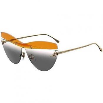 Fendi Occhiali da Sole Oro Arancione Grigio Karligraphy FF 0400/S Donna