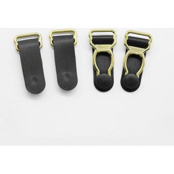 Clips de hebilla metálicos para medias de seda 1,2 CM, 12 unidades