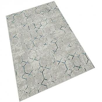 Alfombra de Poliéster Modelo Hexágono 120 x 180 cm