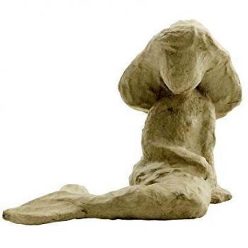 Support décoratif Sirène assise 6x10,5x9,5 cm