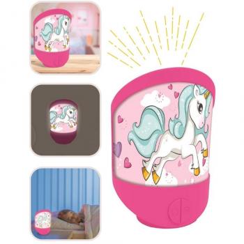 Unicornio Luminoso – Lámpara de Mesa y Pared Lexibook