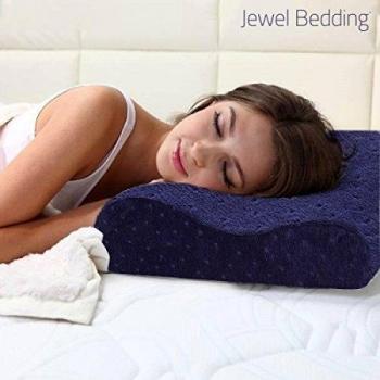Coussin en mousse à mémoire Jewel Bedding avec doublure en velours