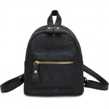 Chic Diamond Pattern Women's Backpack