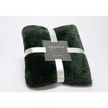 Manta Cuadros Verde 130x170 cm