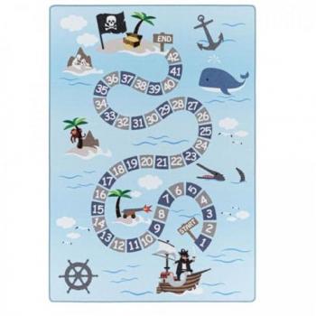 Tapis enfant 120x170 lavable à 30° TRESORS