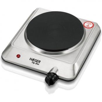 Placa Elétrica 1 Boca 1500W Haeger Inox