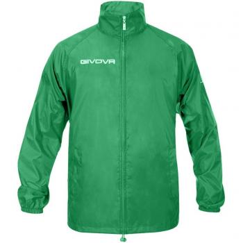 Chaqueta Impermeable Givova Basico Verde M Unisex