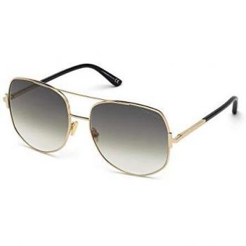 Tom Ford Lenox 28B Occhiale da Sole Oro Fumo Donna 62 mm