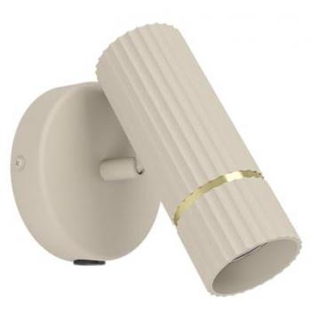 Illuminazione LED Caminia Acciaio Sabbia Ottone 11x14x15,5