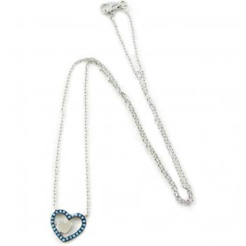 Collare Argento Rosa Turquoise Lily