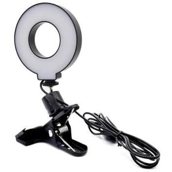 Portable Kikkerland Ring Light for PCs