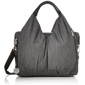 „Green Label“ Wickeltasche Lässig – Schwarz Mélange (Spin Dye)