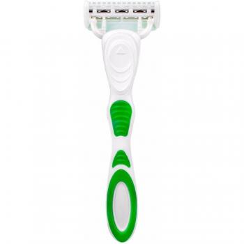 Qshave Green Lady Razor with X5 Blades