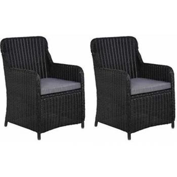 Fauteuils de Terrasse en Résine Tressée