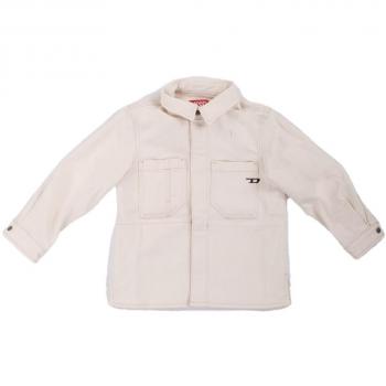 Over Shirt Bambino DIESEL Bianco in Denim Bull