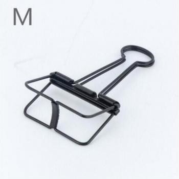 SML Hollow Binder Clips – 5 Pack, Multi‑Color Variety