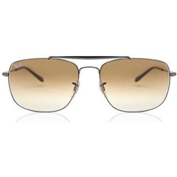 Ray‑Ban 0RB3560 Men’s Sunglass Set – 004/51 61 – Gunmetal & Clear Gradient Brown