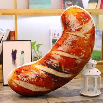 Plush Food Pillow Case – Squid, Chicken, Fish Edition