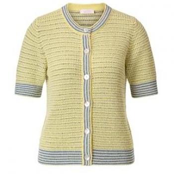 Strickjacke Rich & Royal in Gelb – Damen, L