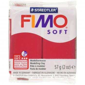 STAEDTLER Fimo Soft Polymer Clay 2oz Cherry Red