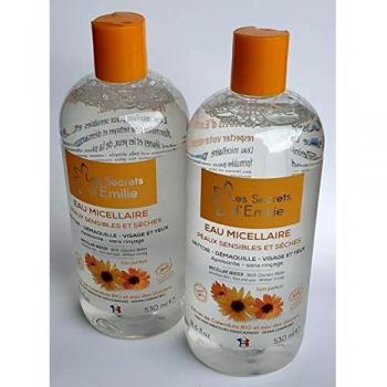 BioCalmant Secret d'Emilie Eau Micellaire 530ml Vegan Peau Sèche et Irritée