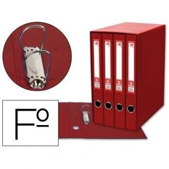 Classeur Folio 2 Anneaux 25mm Rouge