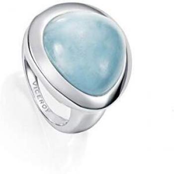 Anillo Viceroy de plata y piedra aguamarina
