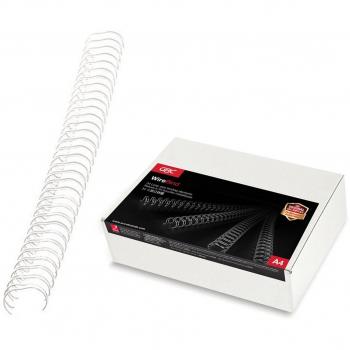 WireBind Drahtbinderschnüre – 100 Stück – 9,5 mm – Silber