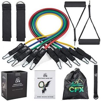 FitPro 11‑Piece Resistance Band Collection – CFX Home Gym