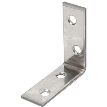 Kit de 50 équerres de chaise en acier inoxydable, 40 x 40 mm