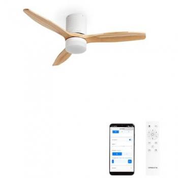 Ventilador Techo Silencioso 40W Ø132cm Madera Wind Calm