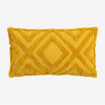 Coussin de décoration rectangle 30×50 cm – Jerry SKLUM (couleur moutarde)