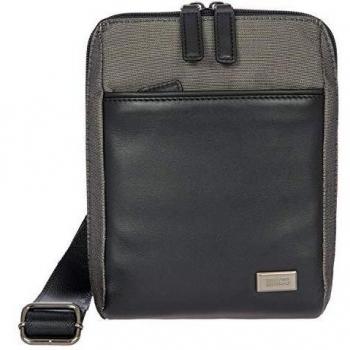 Kompakte Tasche Grau/Schwarz