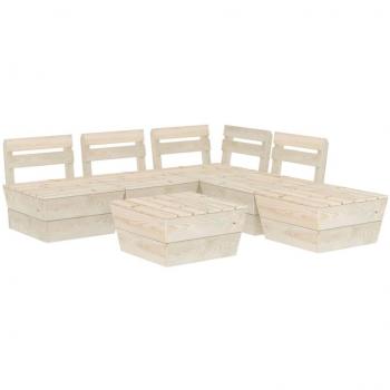 Kit Mobili da Esterno in Legno di Abete Rosso Impregnato